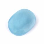 Aquamarin | Beryl Handschmeichler | Massagestein Ø 47 mm in bester Qualität und Farbe Edelsteine Heilsteine bei Wunderstein24