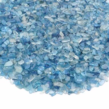 Aquamarin Trommelsteine transparent Ø ca. 6 – 12 mm in bester Farbe und Qualität Edelsteine Heilsteine bei Wunderstein24