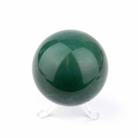 Aventurin grün Kugel Ø ca. 66 mm aus Indien Edelsteine Heilsteine bei Wunderstein24