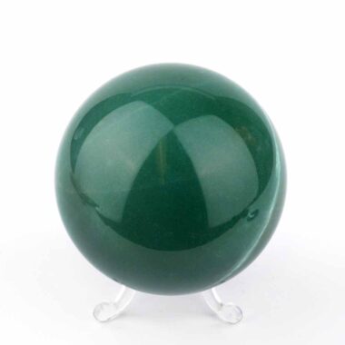 große Aventurin grün Kugel Ø ca. 82 mm aus Indien Edelsteine Heilsteine bei Wunderstein24