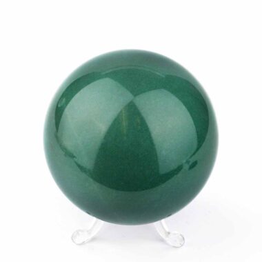 große Aventurin grün Kugel Ø ca. 82 mm aus Indien Edelsteine Heilsteine bei Wunderstein24