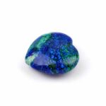Azurit & Chrysokoll Herz Ø ca. 22 mm in einzigartiger AAA-Qualität Edelsteine Heilsteine bei Wunderstein24