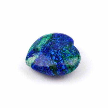 Azurit & Chrysokoll Herz Ø ca. 22 mm in einzigartiger AAA-Qualität Edelsteine Heilsteine bei Wunderstein24