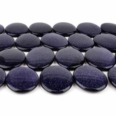 Blaufluss Handschmeichler | Massagestein Ø 38 – 49 mm Edelsteine Heilsteine bei Wunderstein24