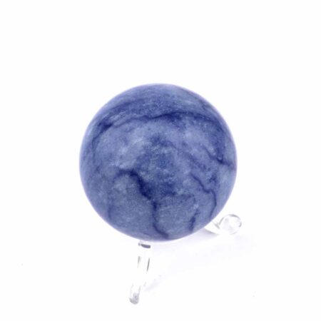 Aventurin blau | Blauquarz Kugel Ø ca. 55 mm aus Brasilien Edelsteine Heilsteine bei Wunderstein24