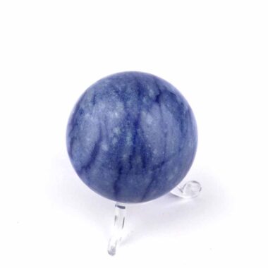 Aventurin blau | Blauquarz Kugel Ø ca. 55 mm aus Brasilien Edelsteine Heilsteine bei Wunderstein24