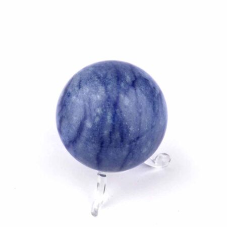 Aventurin blau | Blauquarz Kugel Ø ca. 55 mm aus Brasilien Edelsteine Heilsteine bei Wunderstein24