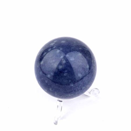 Aventurin blau | Blauquarz Kugel Ø ca. 53 mm aus Brasilien Edelsteine Heilsteine bei Wunderstein24
