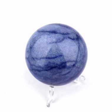 Aventurin blau | Blauquarz Kugel Ø ca. 62 mm aus Brasilien Edelsteine Heilsteine bei Wunderstein24