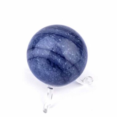 Aventurin blau | Blauquarz Kugel Ø ca. 50 mm aus Brasilien Edelsteine Heilsteine bei Wunderstein24