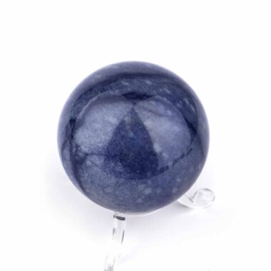 Aventurin blau | Blauquarz Kugel Ø ca. 54 mm aus Brasilien Edelsteine Heilsteine bei Wunderstein24