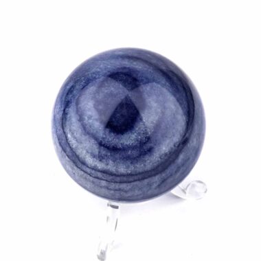 Aventurin blau | Blauquarz Kugel Ø ca. 57 mm aus Brasilien Edelsteine Heilsteine bei Wunderstein24
