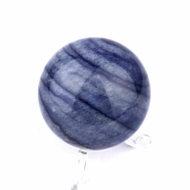 Aventurin blau | Blauquarz Kugel Ø ca. 57 mm aus Brasilien Edelsteine Heilsteine bei Wunderstein24