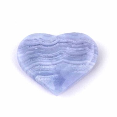 Chalcedon blau Herz Ø 51 mm in bester Qualität und Farbe Edelsteine Heilsteine bei Wunderstein24