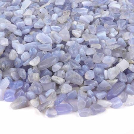 Chalcedon Trommelsteine blau Ø ca. 8 – 12 mm in sehr guter Qualität und Farbe Edelsteine Heilsteine bei Wunderstein24
