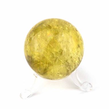 Natur Citrin Kugel Ø ca. 43 mm transparent in bester Qualität und Farbe Edelsteine Heilsteine bei Wunderstein24