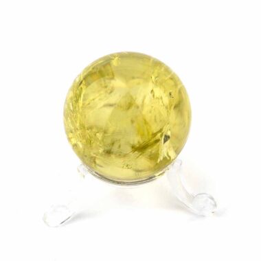 Natur Citrin Kugel Ø ca. 39 mm transparent in bester Qualität und Farbe Edelsteine Heilsteine bei Wunderstein24