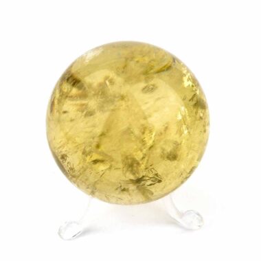 Natur Citrin Kugel Ø ca. 58 mm transparent in bester Qualität und Farbe Edelsteine Heilsteine bei Wunderstein24