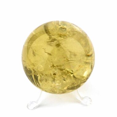 Natur Citrin Kugel Ø ca. 58 mm transparent in bester Qualität und Farbe Edelsteine Heilsteine bei Wunderstein24