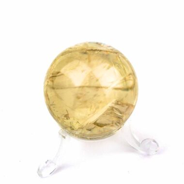 Natur Citrin Kugel Ø ca. 40 mm transparent in bester Qualität und Farbe Edelsteine Heilsteine bei Wunderstein24