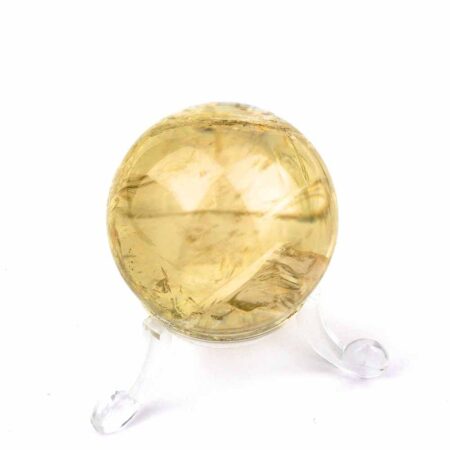 Natur Citrin Kugel Ø ca. 40 mm transparent in bester Qualität und Farbe Edelsteine Heilsteine bei Wunderstein24