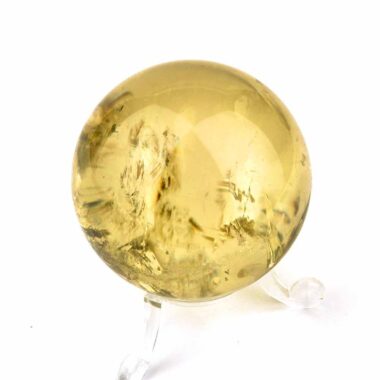 Natur Citrin Kugel Ø ca. 52 mm transparent in bester Qualität und Farbe Edelsteine Heilsteine bei Wunderstein24