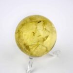 große Natur Citrin Kugel Ø ca. 66 mm transparent in bester Qualität und Farbe Edelsteine Heilsteine bei Wunderstein24