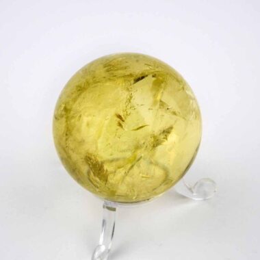 Natur Citrin Kugel Ø ca. 47 mm transparent in bester Qualität und Farbe Edelsteine Heilsteine bei Wunderstein24