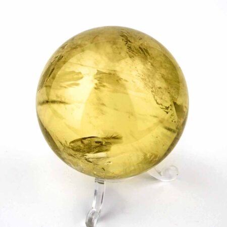 große Natur Citrin Kugel Ø ca. 66 mm transparent in bester Qualität und Farbe Edelsteine Heilsteine bei Wunderstein24