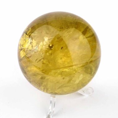 große Natur Citrin Kugel Ø ca. 69 mm transparent in bester Qualität und Farbe Edelsteine Heilsteine bei Wunderstein24