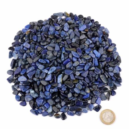 Dumortierit Trommelsteine Ø ca. 8 – 15 mm aus Brasilien Edelsteine Heilsteine bei Wunderstein24