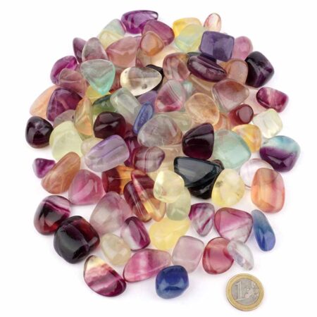 Candy Fluorit Trommelsteine bunt Ø 25 – 35 mm in bester Qualität Edelsteine Heilsteine bei Wunderstein24