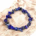 Lapislazuli Edelstein Armband flexibel und dehnbar Edelsteine Heilsteine bei Wunderstein24