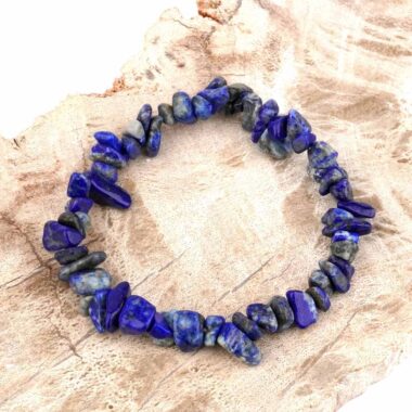 Lapislazuli Edelstein Armband flexibel und dehnbar Edelsteine Heilsteine bei Wunderstein24