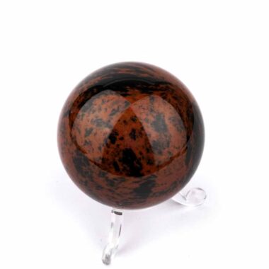 Mahagoni Obsidian Kugel Ø ca. 57 mm aus Brasilien Edelsteine Heilsteine bei Wunderstein24