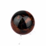 Mahagoni Obsidian Kugel Ø ca. 58 mm aus Brasilien Edelsteine Heilsteine bei Wunderstein24