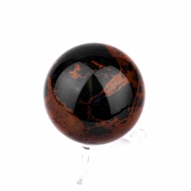 Mahagoni Obsidian Kugel Ø ca. 56 mm aus Brasilien Edelsteine Heilsteine bei Wunderstein24