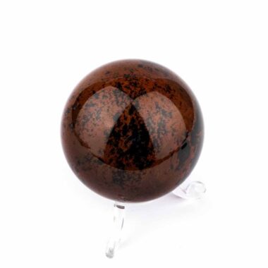 Mahagoni Obsidian Kugel Ø ca. 56 mm aus Brasilien Edelsteine Heilsteine bei Wunderstein24