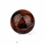 Mahagoni Obsidian Kugel Ø ca. 58 mm aus Brasilien Edelsteine Heilsteine bei Wunderstein24