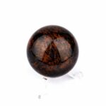 Mahagoni Obsidian Kugel Ø ca. 51 mm aus Brasilien Edelsteine Heilsteine bei Wunderstein24