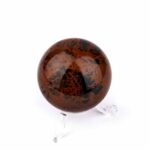 Mahagoni Obsidian Kugel Ø ca. 52 mm aus Brasilien Edelsteine Heilsteine bei Wunderstein24
