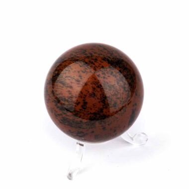 Mahagoni Obsidian Kugel Ø ca. 55 mm aus Brasilien Edelsteine Heilsteine bei Wunderstein24