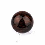 Mahagoni Obsidian Kugel Ø ca. 53 mm aus Brasilien Edelsteine Heilsteine bei Wunderstein24