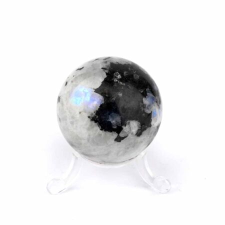 Regenbogen Mondstein Kugel Ø 46 mm in bester Qualität und Farbe Edelsteine Heilsteine bei Wunderstein24
