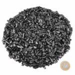 Schungit Trommelsteine Ø ca. 7 – 12 mm in sehr guter Qualität Edelsteine Heilsteine bei Wunderstein24
