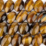 Tigerauge Handschmeichler | Massagestein oval Ø 45 – 60 mm Edelsteine Heilsteine bei Wunderstein24