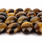 Tigerauge Handschmeichler | Massagestein oval Ø 45 – 60 mm Edelsteine Heilsteine bei Wunderstein24