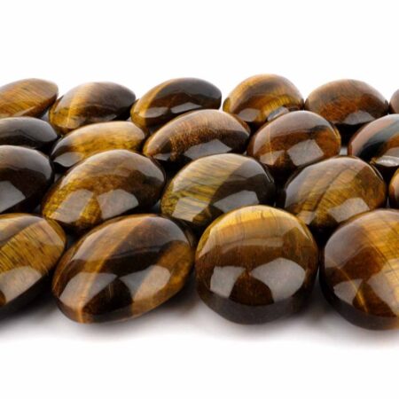Tigerauge Handschmeichler | Massagestein oval Ø 45 – 60 mm Edelsteine Heilsteine bei Wunderstein24