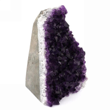 große Amethyst Stufe mit Standfläche aus Uruguay in bester Farbe Edelsteine Heilsteine bei Wunderstein24