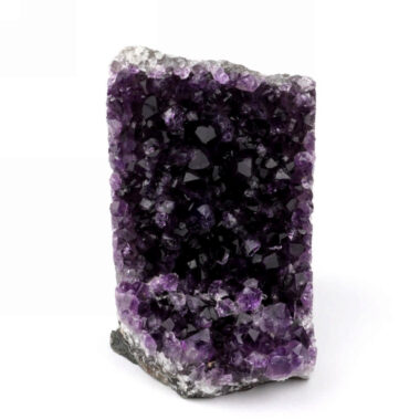 große Amethyst Stufe mit Standfläche aus Uruguay in bester Farbe Edelsteine Heilsteine bei Wunderstein24